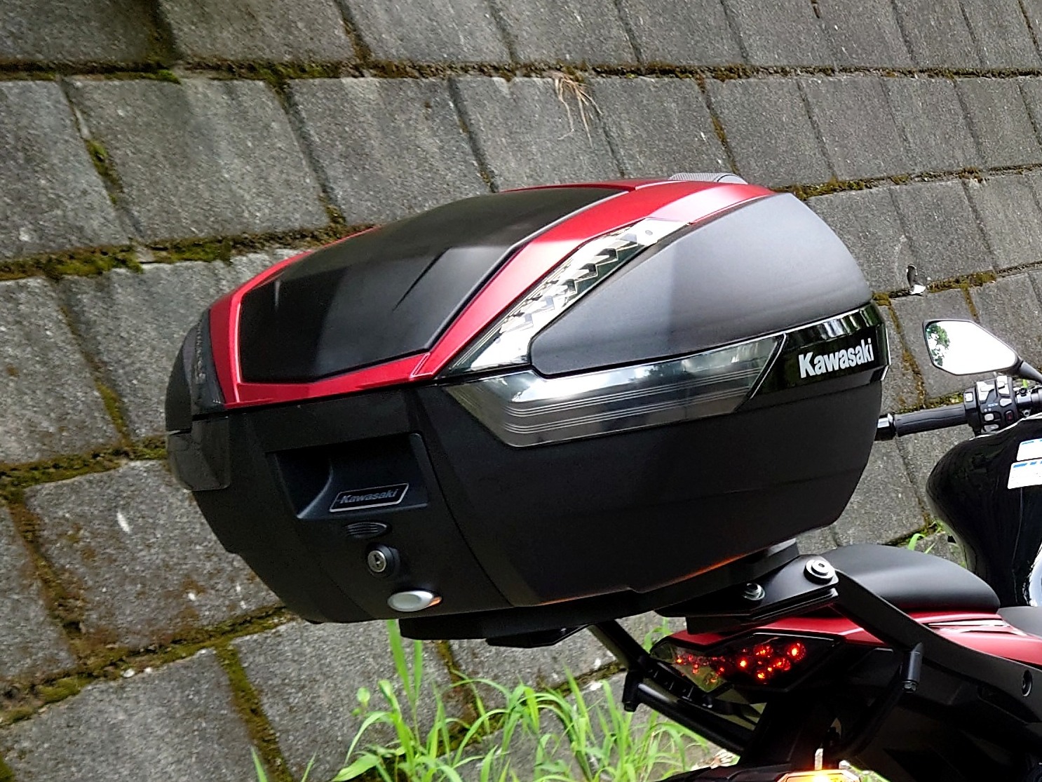 カワサキ純正 トップケースV47 | セローなブログ ＆ NINJAなブログ